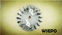 Wholesale chainsaw parts,quality 2500 25cc flywheel for supply